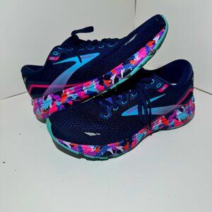 Brooks Ghost 15 - Navy / Pink / Purple - Women's 10